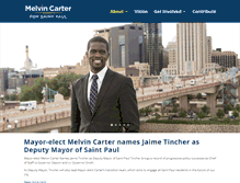 Tablet Screenshot of melvincarter.org